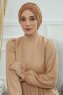 Wilma - Light Brown Cotton Turban
