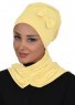 Bianca - Yellow Cotton Turban