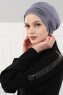 Linda - Grey Cotton Turban - Ayse Turban