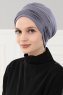 Linda - Grey Cotton Turban - Ayse Turban