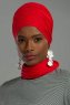 Rebecca - Red Cotton Turban - Ayse Turban