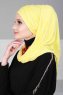 Rebecca - Yellow Cotton Turban - Ayse Turban