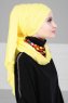 Rebecca - Yellow Cotton Turban - Ayse Turban