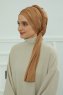 Rebecca - Light Brown Cotton Turban