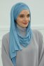 Rebecca - Sky Blue Cotton Turban
