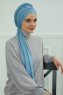 Rebecca - Sky Blue Cotton Turban