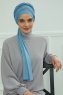 Rebecca - Sky Blue Cotton Turban