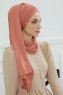 Rebecca - Salmon Cotton Turban