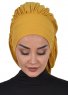 Isabella - Mustard Cotton Turban - Ayse Turban