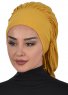 Isabella - Mustard Cotton Turban - Ayse Turban
