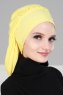 Isabella - Yellow Cotton Turban - Ayse Turban