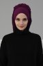 Isabella - Purple Cotton Turban - Ayse Turban