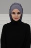 Isabella - Grey Cotton Turban - Ayse Turban