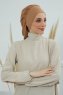 Isabella - Light Brown Cotton Turban