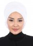 Elisabeth - White Cotton Turban