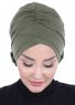 Elisabeth - Khaki Cotton Turban