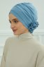 Elisabeth - Sky Blue Cotton Turban