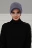 Sandra - Grey Cotton Turban - Ayse Turban