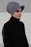 Sandra - Grey Cotton Turban - Ayse Turban