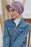 Sandra - Lilac Cotton Turban
