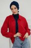 Ellie - Navy Blue Cotton Turban