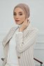 Ellie - Taupe Cotton Turban