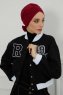 Ellie - Bordeaux Cotton Turban