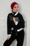 Ellie - Bordeaux Cotton Turban