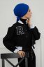 Ellie - Blue Cotton Turban