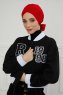 Ellie - Red Cotton Turban