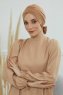 Ellie - Light Brown Cotton Turban