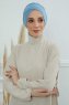 Ellie - Sky Blue Cotton Turban