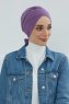 Ellie - Violet Cotton Turban