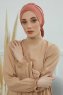Ellie - Salmon Cotton Turban