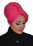 Theresa - Fuchsia Cotton Turban - Ayse Turban