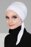 Felicia - White Cotton Turban