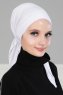 Felicia - White Cotton Turban