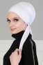 Felicia - White Cotton Turban
