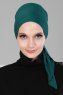Felicia - Dark Green Cotton Turban