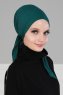 Felicia - Dark Green Cotton Turban