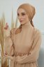 Felicia - Light Brown Cotton Turban