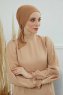 Felicia - Light Brown Cotton Turban