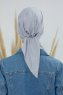Felicia - Light Grey Cotton Turban