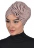 Kerstin - Taupe Cotton Turban - Ayse Turban