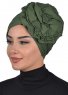 Kerstin - Khaki Cotton Turban - Ayse Turban