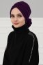 Kerstin - Purple Cotton Turban - Ayse Turban