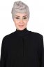 Sigrid - Taupe Cotton Hijab - Ayse Turban