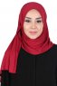 Sigrid - Bordeaux Cotton Hijab - Ayse Turban