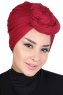 Sigrid - Bordeaux Cotton Hijab - Ayse Turban