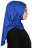 Sigrid - Blue Cotton Hijab - Ayse Turban